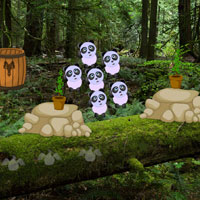 Free online html5 games - Escape Panda Cub game 