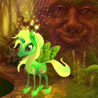 Free online html5 games - Green Pegasus Fantasy Escape game 