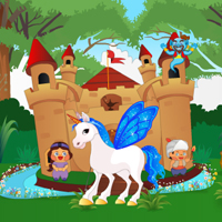 Free online html5 games - Unicorn Castle Escape game - WowEscape 