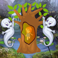 Free online html5 games - Ghost Girl Tree Escape game - WowEscape