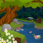 Free online html5 games - Daisies Forest Treasure Escape game - WowEscape 
