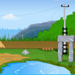 Free online flash games - Escape from Dwellers Hut in Paris game - WowEscape 