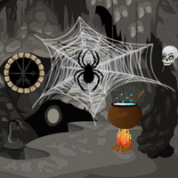 Free online html5 games - Escape from Spider game 