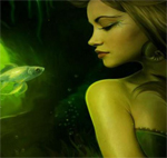 Free online flash games - Green Mermaid Hidden Stars game - WowEscape 