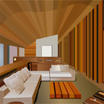 Wooden Living Room