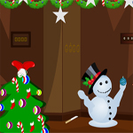 Free online html5 games - Slum Christmas House Escape game 