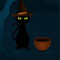 Halloween Black Cat MirchiGames