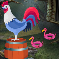 Games4King Cute Rooster Rescue 2