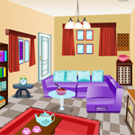 Free online html5 games - Escape from Amazing Living Room game - WowEscape 