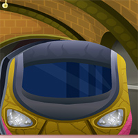 Free online html5 games - GraceGirlsGames Old Subway Train Escape game 