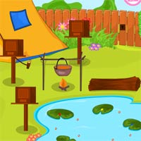 Free online html5 games - Escape From Backcountry Camp game 
