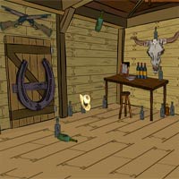 Free online html5 games - EscapeGames3 Cowboy House Escape game 
