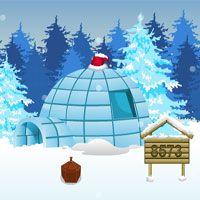 Free online html5 games - Santa ice escape game 