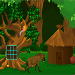Free online html5 games - Wild Animal in the Forest Escape game - WowEscape 