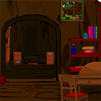 Free online html5 games - Forest Cave House Escape game 