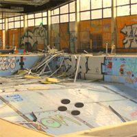 Escape From Abandoned Swimming Pool