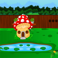 Mushroom House Frog Escape