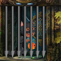 8bGames Halloween Scared Cat Escape