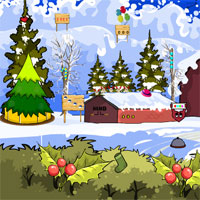 Free online html5 games - Snowfall Xmas Escape game 