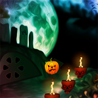 Creepy Halloween Graveyard Escape