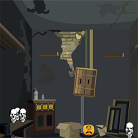 Free online html5 games - Halloween Skull Room Escape game 