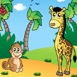 Free online html5 games - Happy Jungle Escape game - WowEscape 