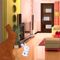 Free online html5 games - Easter Bunny House Escape game 