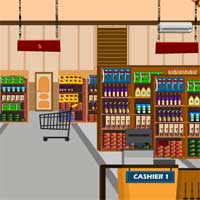 Free online html5 games - Grocery Supermarket Escape KnfGame game 