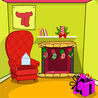 Free online html5 games - Escape From Santa Room game - WowEscape 