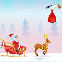 Free online html5 games - Santa Gift Bag Escape game - WowEscape 