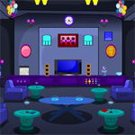 Free online html5 games -  Yoopy Escape From Dark Livingroom game - WowEscape 