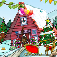 Free online html5 games - Rescue Santa Escape game 