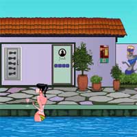 Girls Swimming Pool Escape Games4Escape