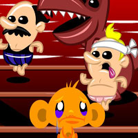 Free online html5 games - Monkey GO Happy Survive game 