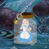 Free online html5 games - Alice in Wonderland Escape game 