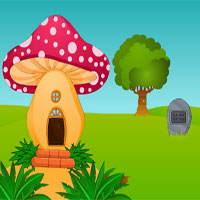 Free online html5 games - Mushroom House Rabbit Escape game - WowEscape 