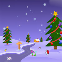 Free online html5 games - Happy Christmas Gift Escape game - WowEscape 