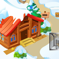 Free online html5 games - Winter Goat Escape game 