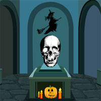 Free online html5 games - Halloween Skull Door Escape TollFreeGames game 