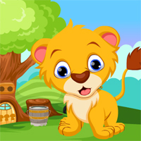 Games4King Lion Cub Rescue