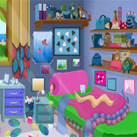 Free online html5 games - New Messy Room Escape game 
