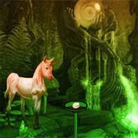 Free online html5 games - Unicorn Fantasy Valley Escape game - WowEscape 