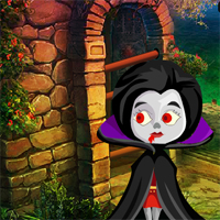 Free online html5 games - Halloween Monster Escape game 