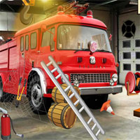 Free online html5 games - Fire Engine Room Escape YolkGames game 