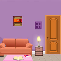 Free online html5 games - Cute Violet Room Escape game - WowEscape 