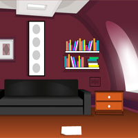 Free online html5 games - Dark Pink House Escape game 