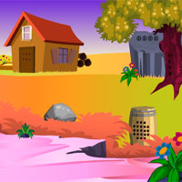 Free online html5 games - Little Boy Hut Escape game 