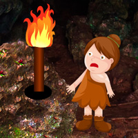 Free online html5 games - Cave Girl Escape game - WowEscape