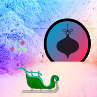 Free online html5 games -  Christmas Chariot Forest Escape game 