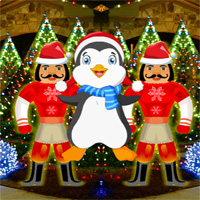 Free online html5 games - Christmas Lights Street Escape game 